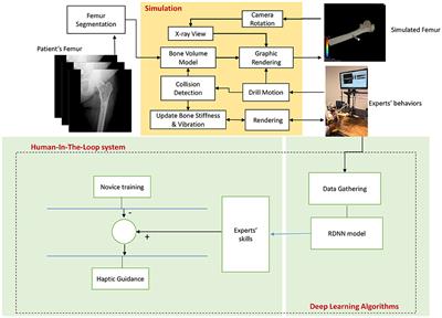 Deep Learning-Based Haptic Guidance for Surgical Skills Transfer
